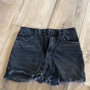 BDG cut off black shorts